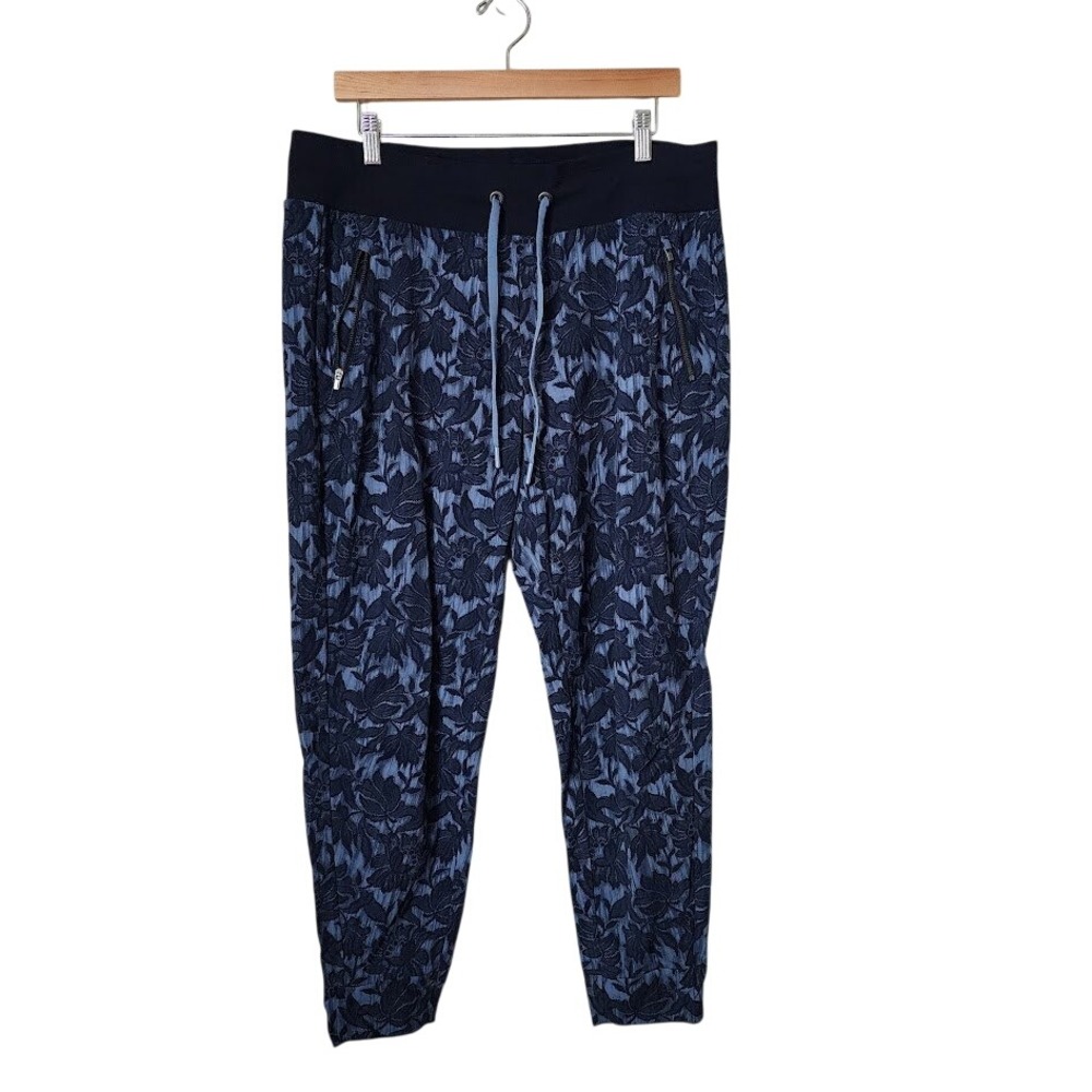 ATHLETA Trekkie North Jogger Ethereal Bloom Cottage Blue Size 14‎
